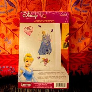 Disney Cinderella Stamped Cross Stitch Pillow case